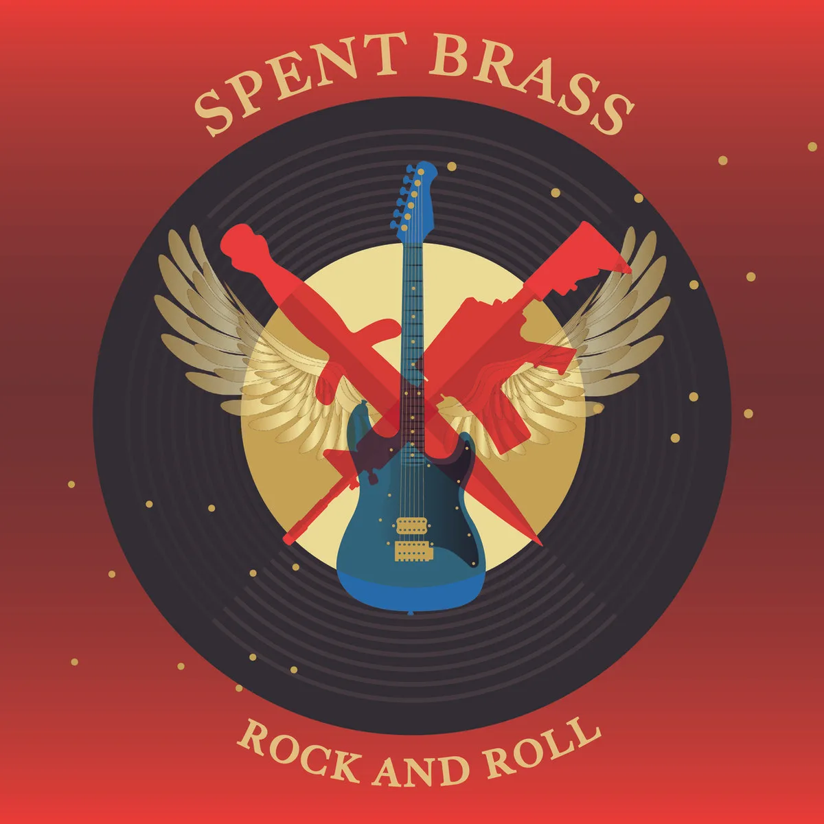 Spent Brass, Rock and Roll single artwork